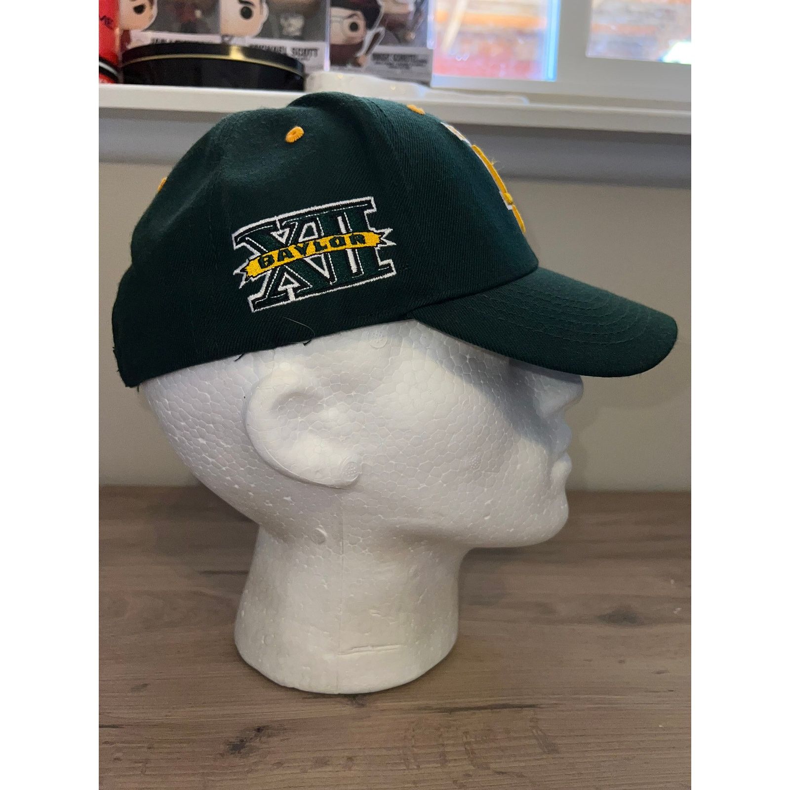 Top Of The World Baylor Bears Hat College Unviersity Big 12 Green Cap NCAA OS Size ONE SIZE - 5 Thumbnail