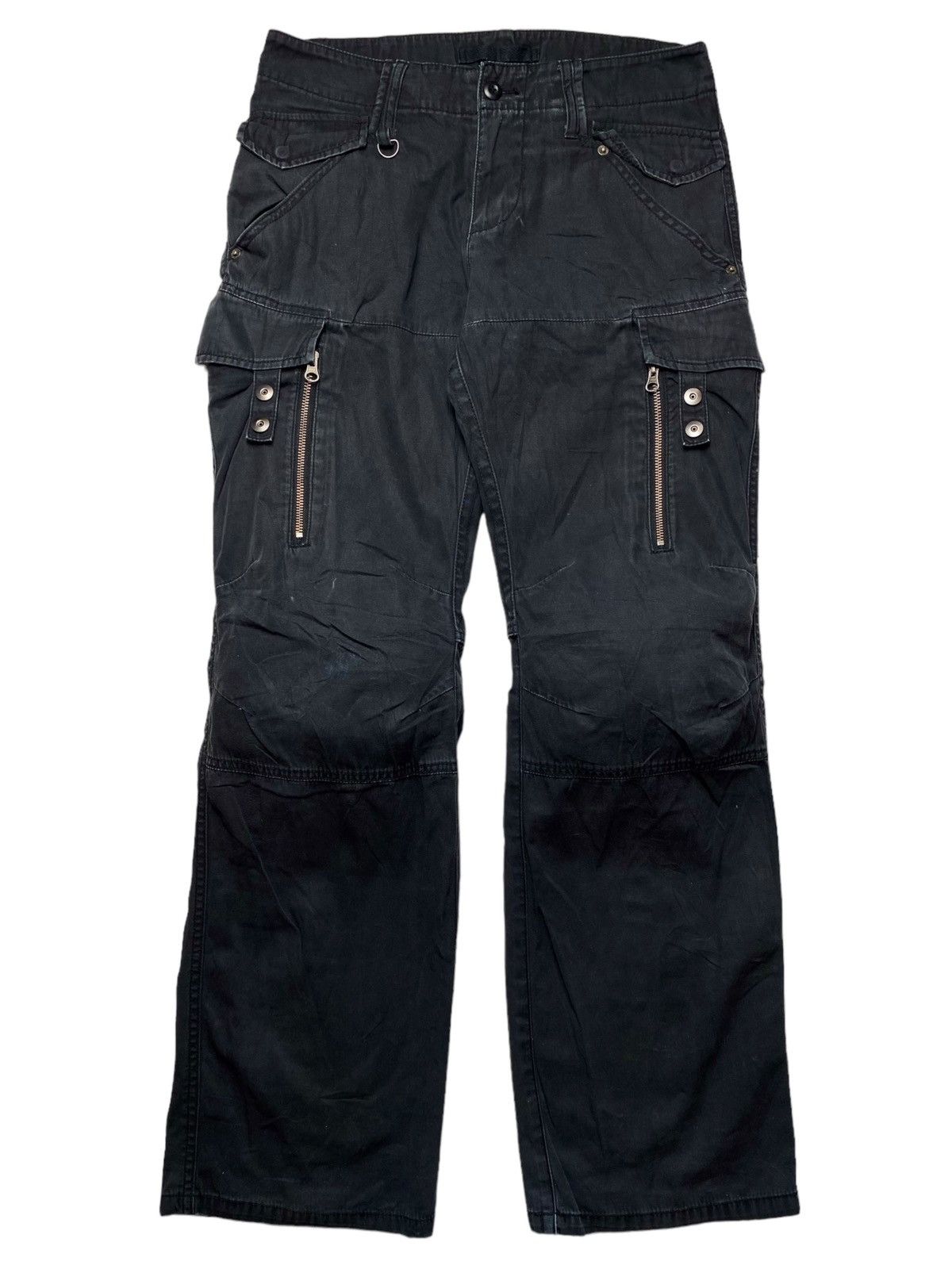 パンツ 00s archive bondage flare cargo pants Boneless Flared Bondage Cargo Pants – BLANK ARCHIVE