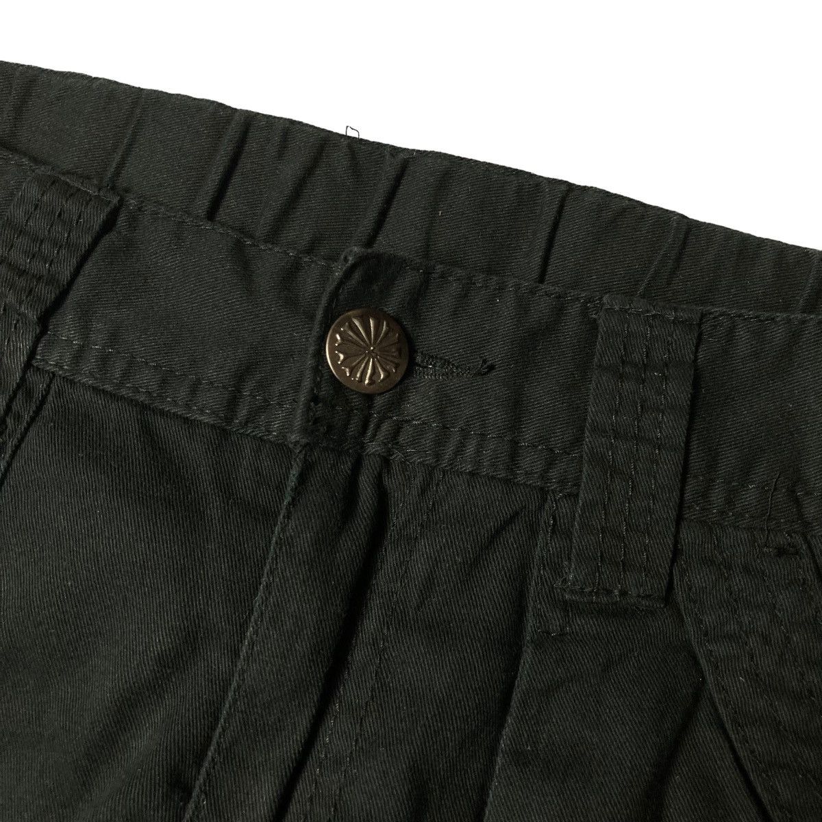 Japanese Brand × Le Grande Bleu (L.G.B.) 2000s Unknown Black Flared Cargo Pants Inspired Goa Size US 31 - 2 Thumbnail