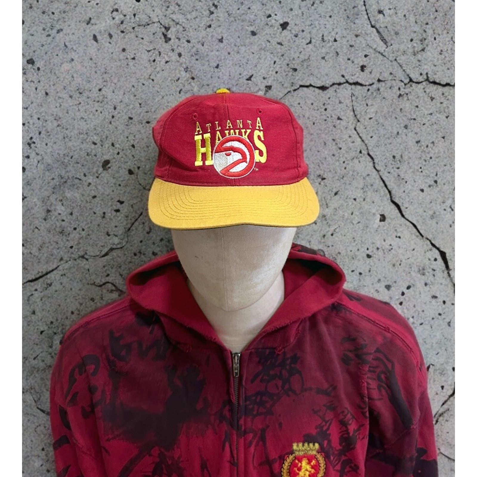 NBA Vintage 90’s Atlanta Hawks Nba Basketball SnapBack Hat Cap Size ONE SIZE - 1 Thumbnail