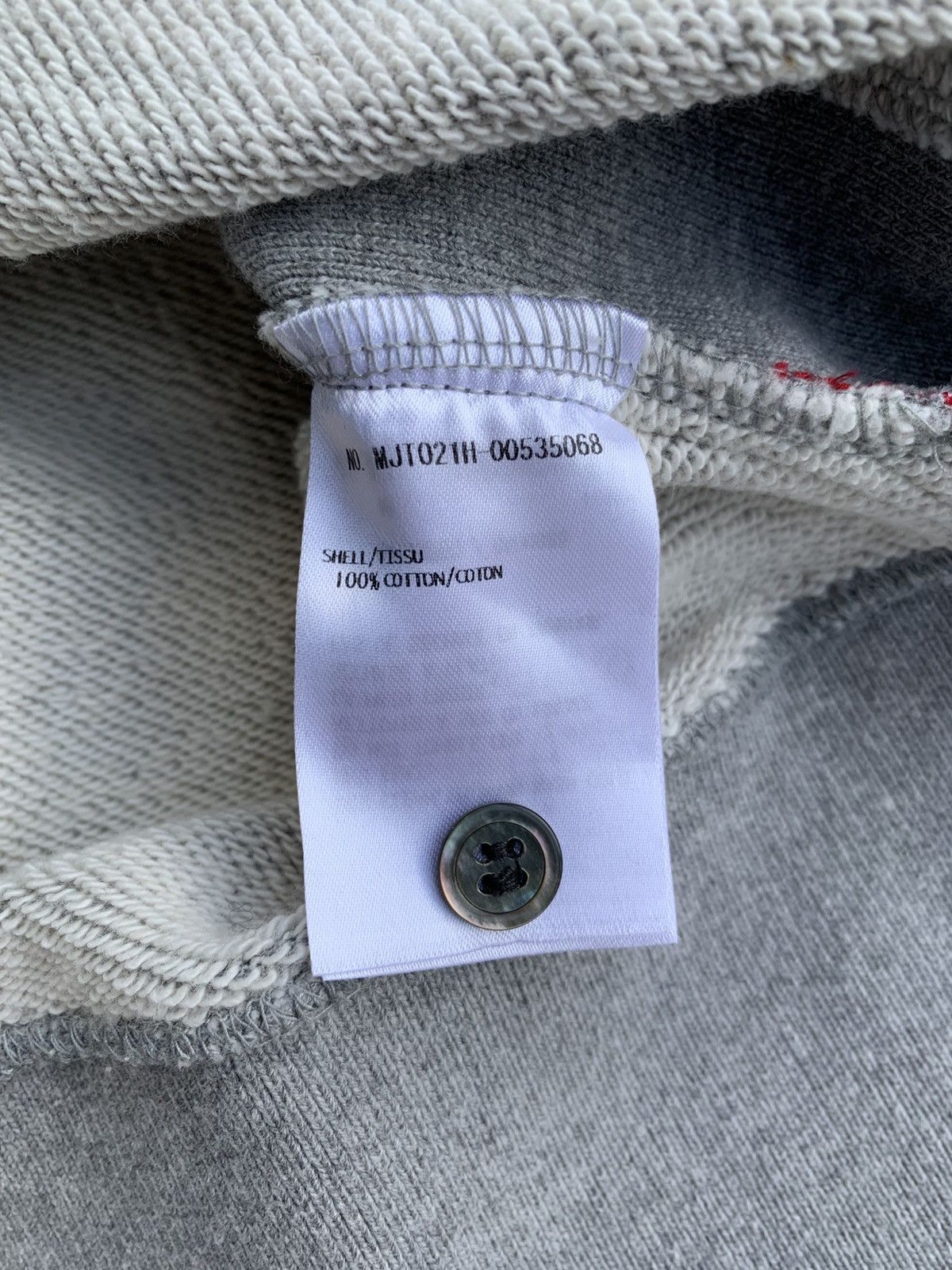 Thom Browne Thom Browne 4-Bar Stripe Cotton Sweatshirt Luxury Brands Size US XXS / EU 40 - 9 Thumbnail