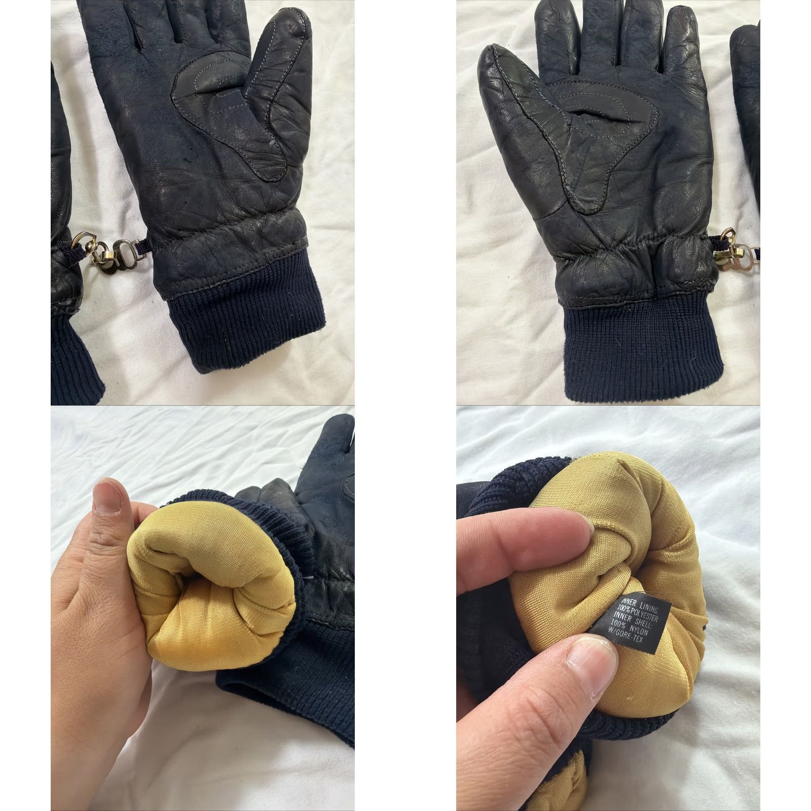 Vintage VINTAGE Grandoe Women’s Small Navy Blue Goretex Snow Gloves Glove Womens S Navy Water Resistant 90s Size ONE SIZE - 9 Thumbnail