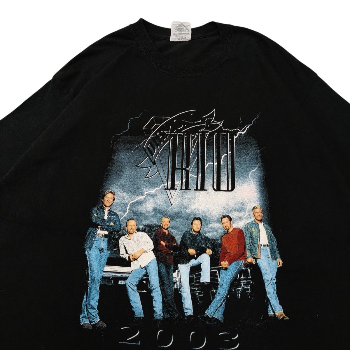 Band Tees Vintage Y2K DIAMOND RIO I Believe Band Tshirt Size US XL / EU 56 / 4 - 6 Thumbnail