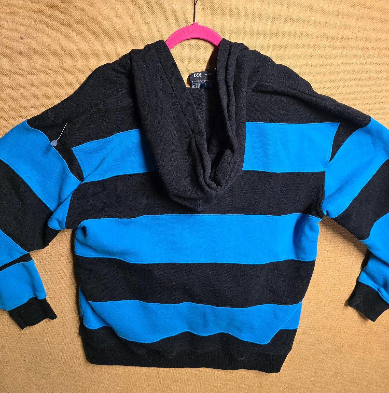 Southpole Southpole Striped Blue Zip Hoodie Vintage Y2K Skater XXL Size US XXL / EU 58 / 5 - 7 Thumbnail