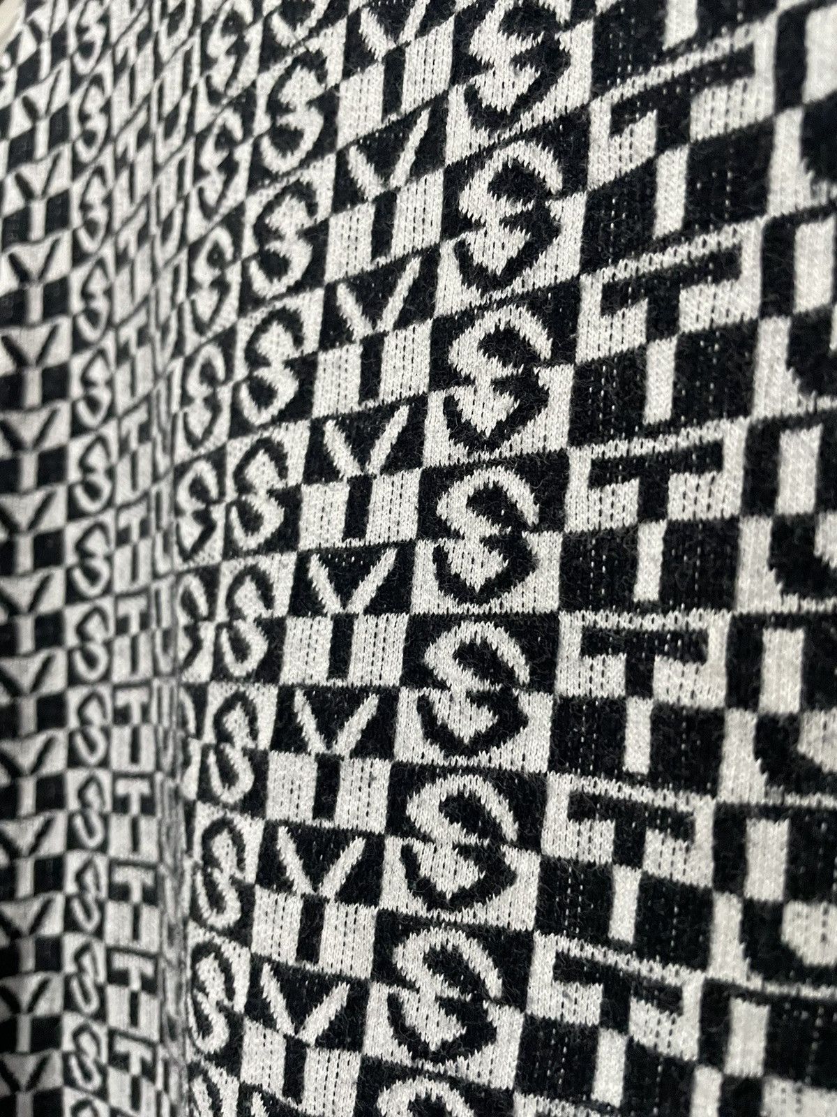 Stussy Rare Stussy Jacquard Check Crew Tee Streetwear T Shirt Y2K Size US M / EU 48-50 / 2 - 8 Thumbnail