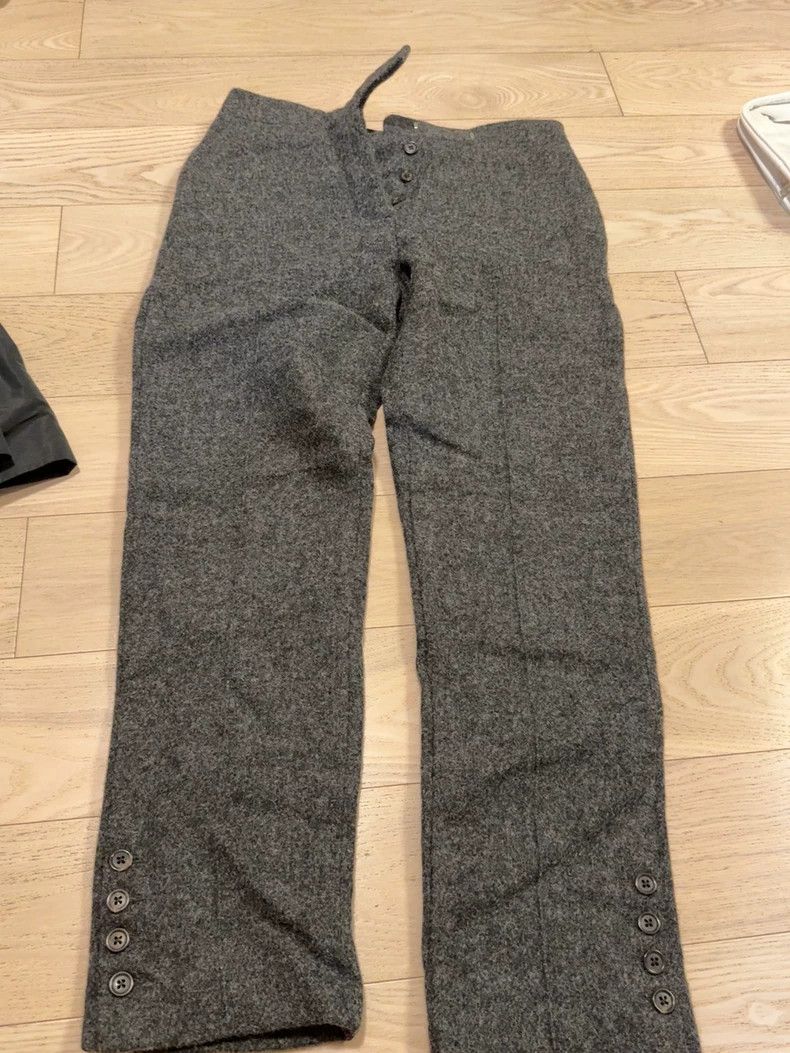 Thom Browne Thom Browne Gray wool trousers Size US 40 / EU 56 - 1 Thumbnail