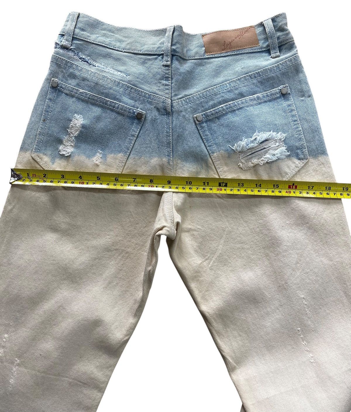 Japanese Brand Japanese Brand Distressed Style Skinny Leg Jean Size 28" / US 6 / IT 42 - 8 Thumbnail
