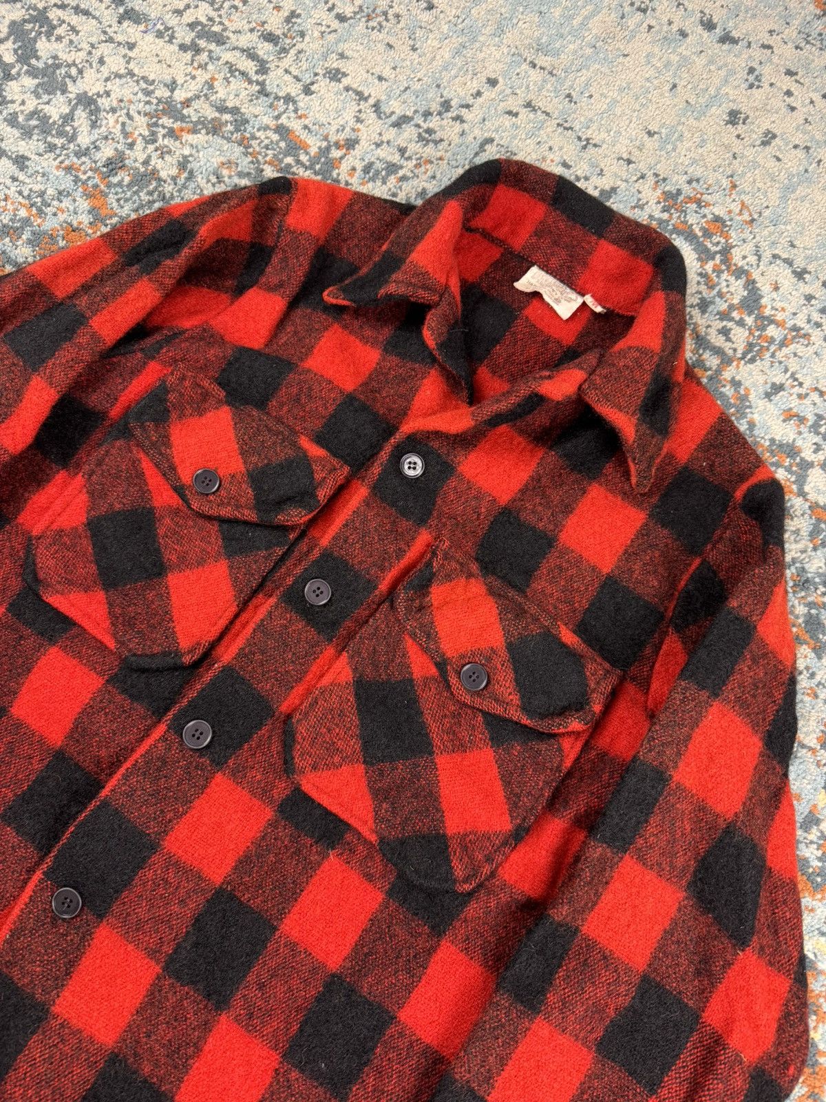 Vintage Vintage 70s Brumdies heavy wool buffalo plaid flannel shirt Size US M / EU 48-50 / 2 - 5 Thumbnail