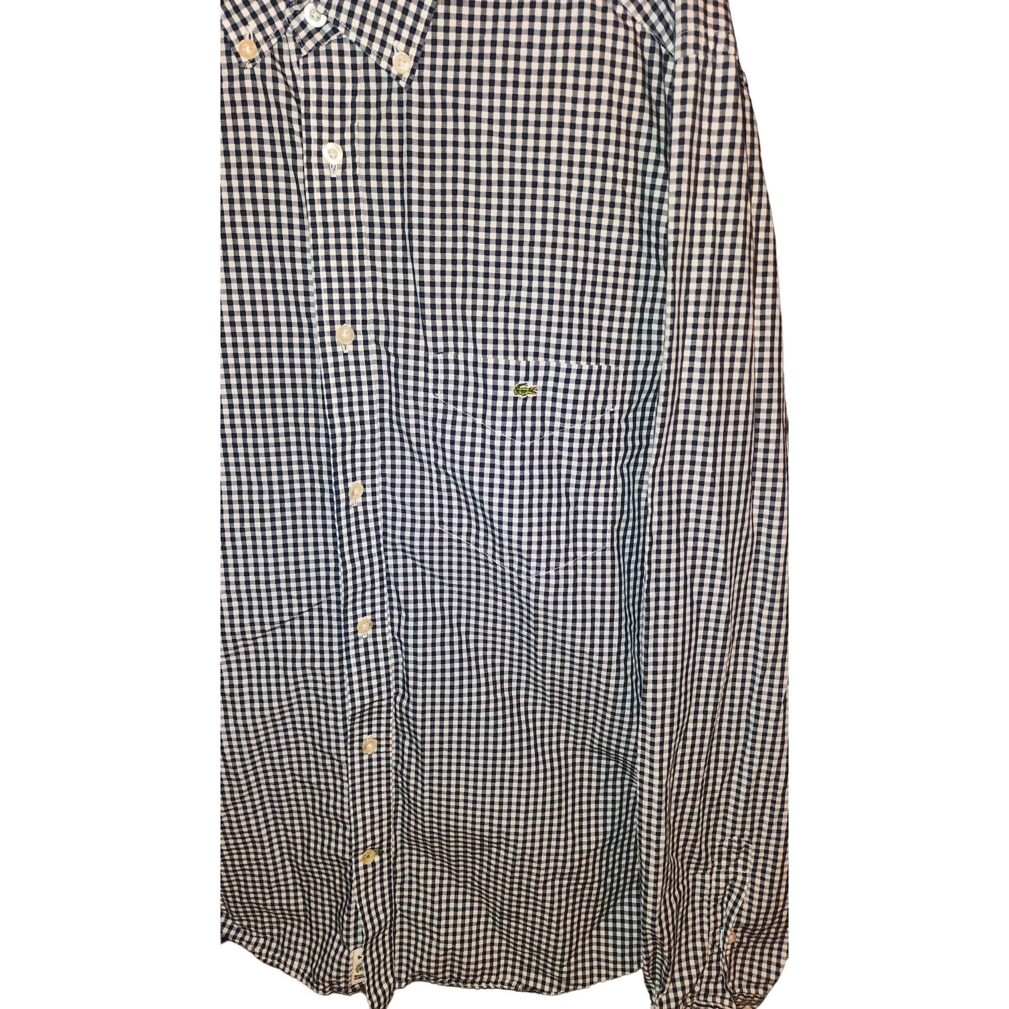 Lacoste Lacoste Medium Mens Long Sleeve Button Down Shirt SfPf Home Size US M / EU 48-50 / 2 - 7 Thumbnail