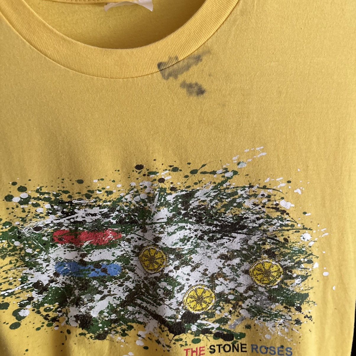 Vintage 🍋Vintage 00’s The Stone Roses Band T-Shirt Punk Y2K Grunge Size US S / EU 44-46 / 1 - 5 Thumbnail