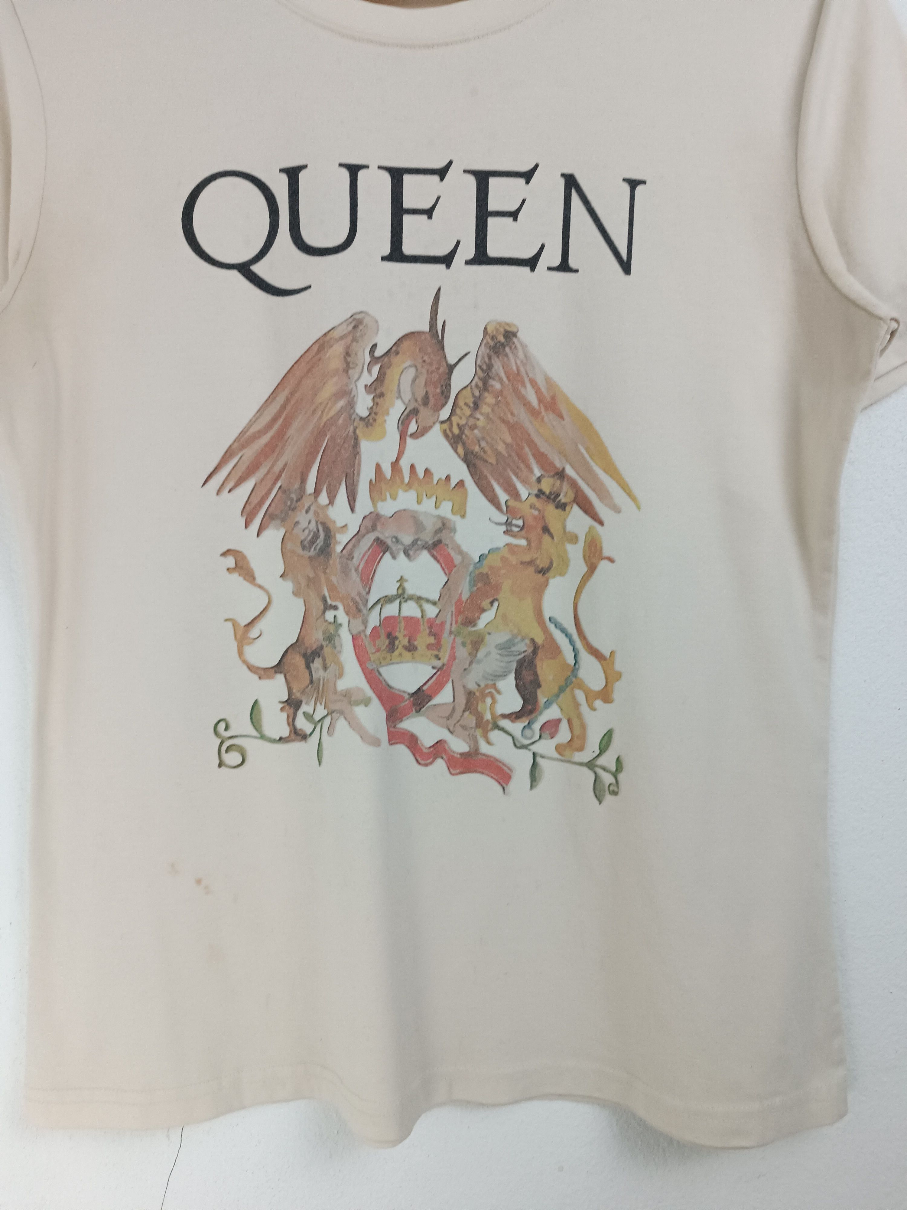 Vintage VINTAGE QUEEN FREDDIE MERCURY LOGO TEE zeppelin kiss acdc Size US S / EU 44-46 / 1 - 7 Thumbnail