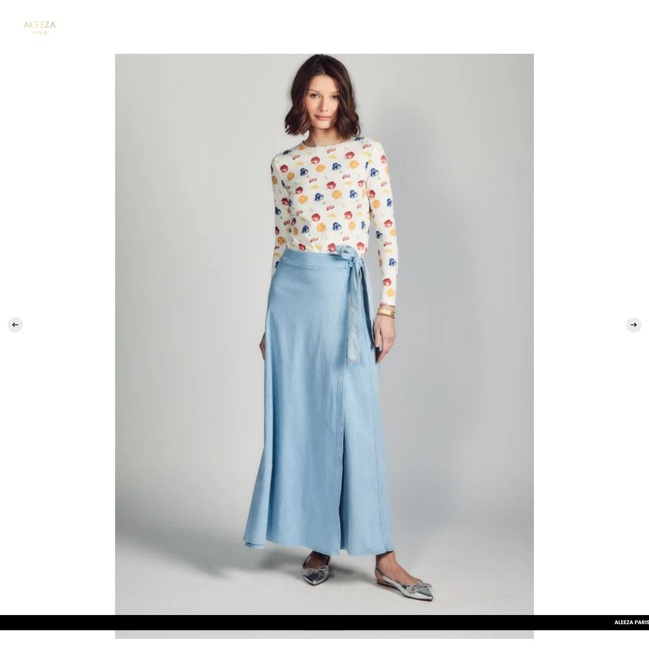 Other Aleeza Paris Blanca Skirt Fruit Print Size L NWT Size 30" / US 8 / IT 44 - 5 Thumbnail