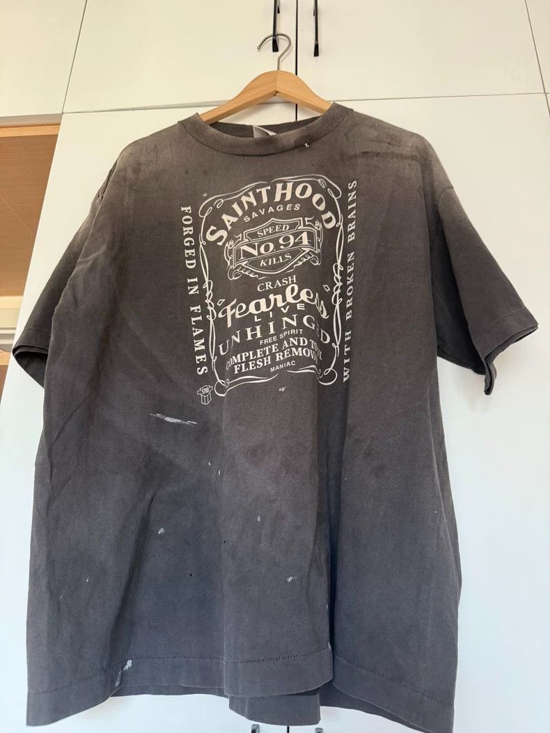 Saint Michael Saint Michael Joint washing to make old love short sleeves Size US XL / EU 56 / 4 - 1 Thumbnail