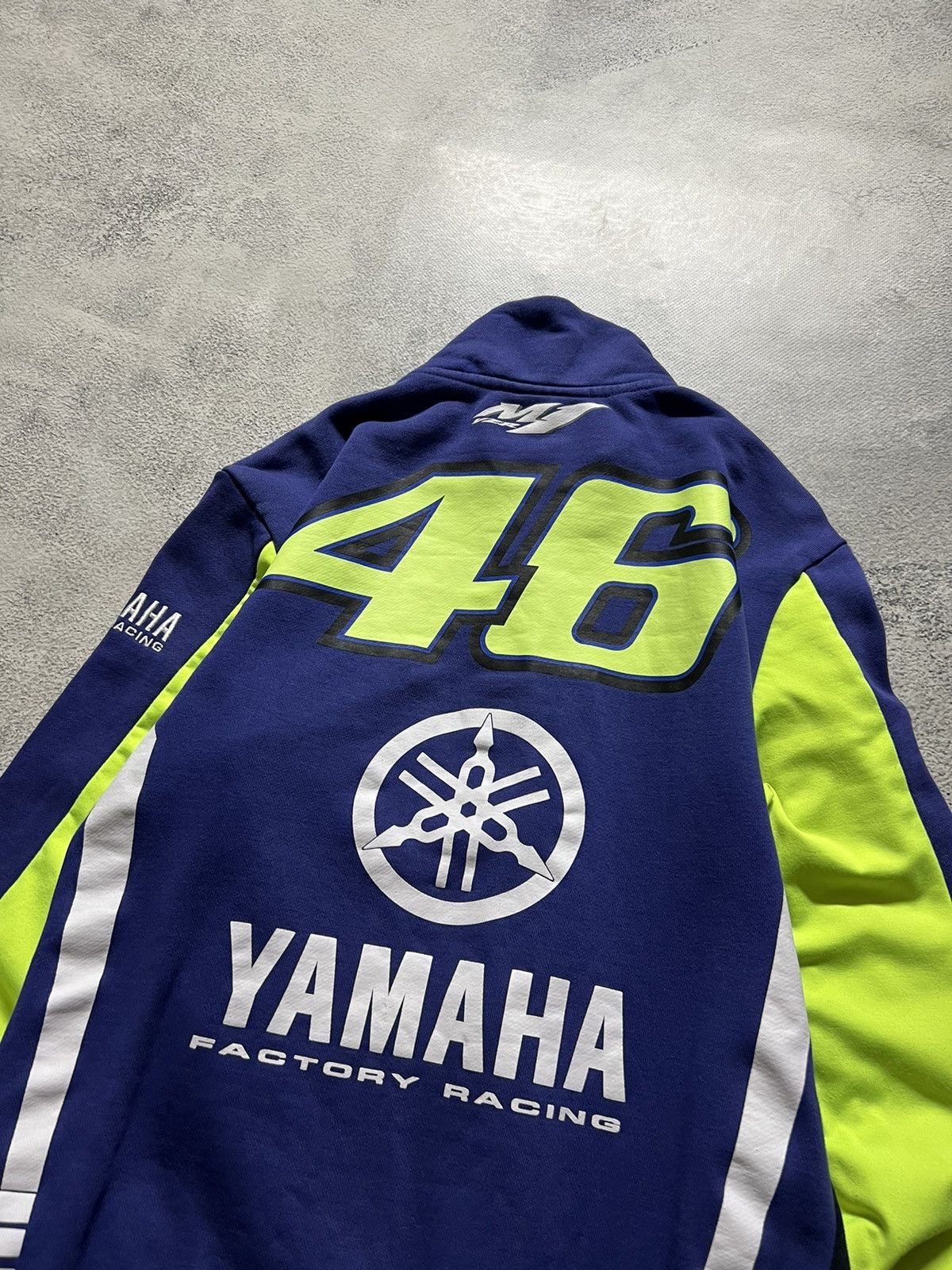 Vintage × Yamaha Vintage Y2k Yamaha💙 Factory Racing Over Print Zip Sweatshirt Size US XS / EU 42 / 0 - 9 Thumbnail