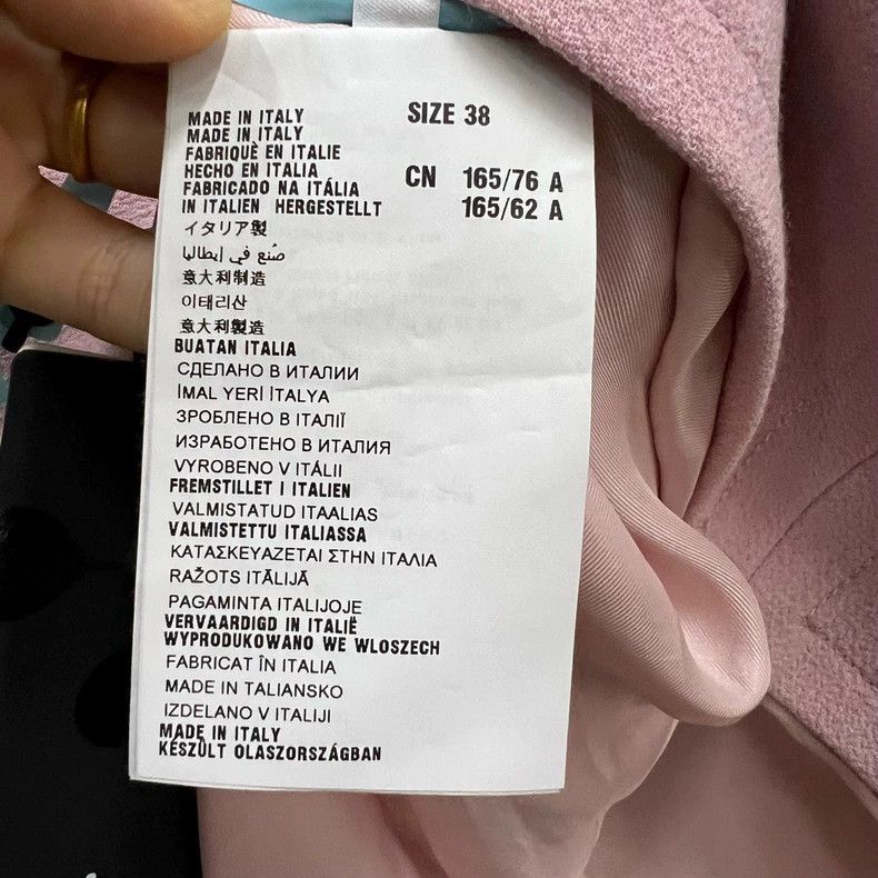 Prada Prada Pink triangle logo dress 2502-Nextarrow Size XS / US 0-2 / IT 36-38 - 5 Thumbnail