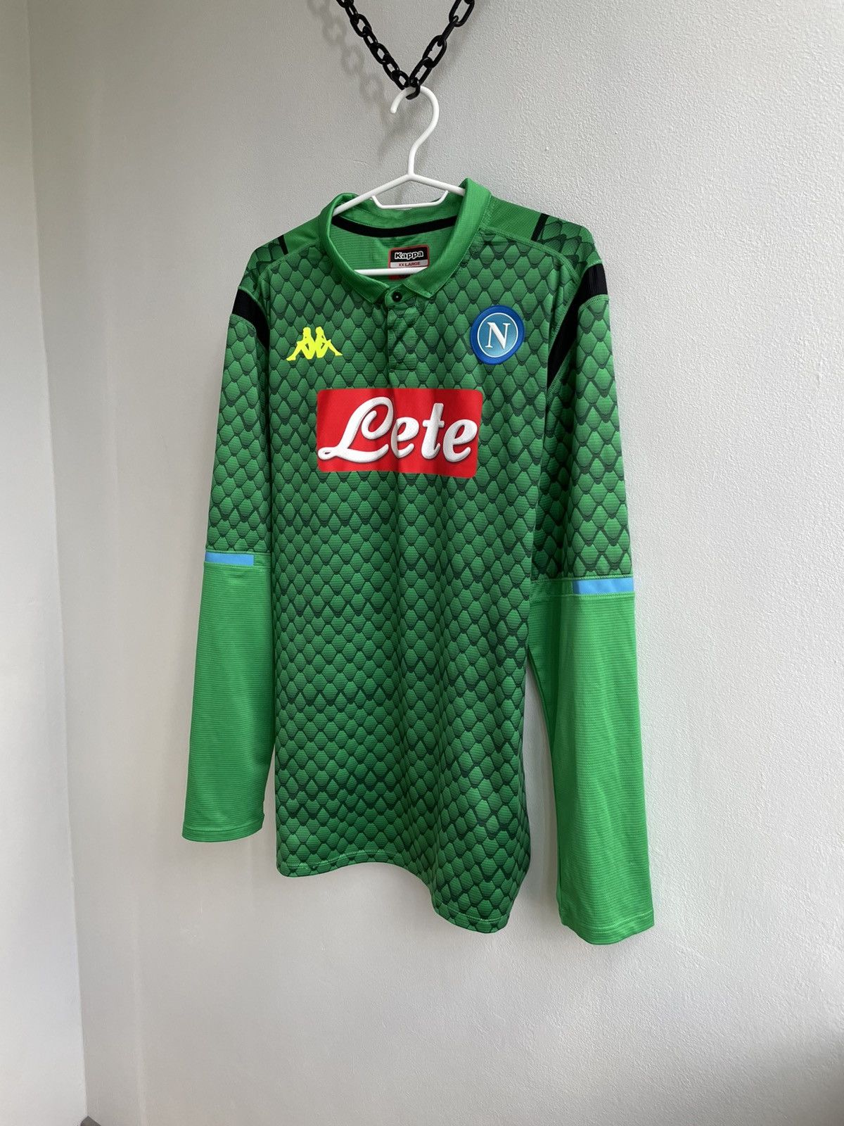 Vintage Napoli 2018 2019 Goalkeeper Home Shirt Football Soccer Jersy Size US XXL / EU 58 / 5 - 2 Thumbnail