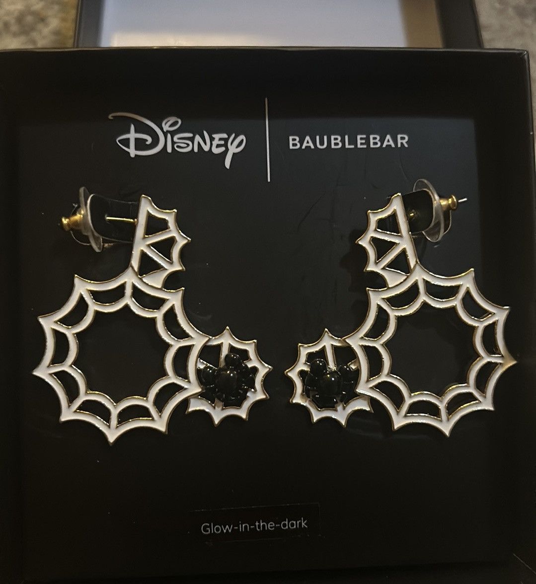 Disney Disney x BaubleBar Mickey Mouse Disney Spiderweb Earrings Size ONE SIZE - 2 Thumbnail
