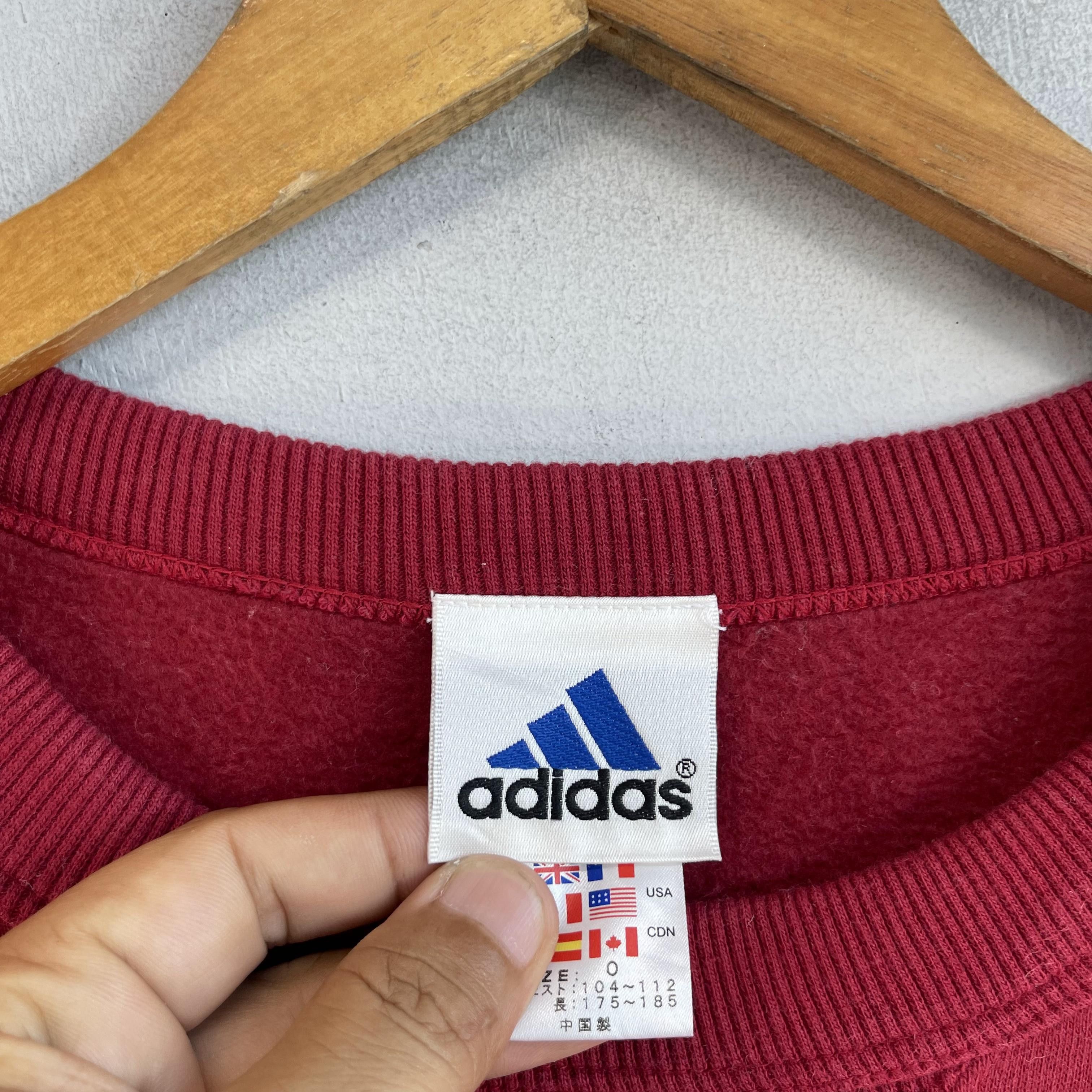 Adidas × Vintage Vintage 90s ADIDAS EQUIPMENT Crewneck Sweatshirt Size US L / EU 52-54 / 3 - 5 Thumbnail