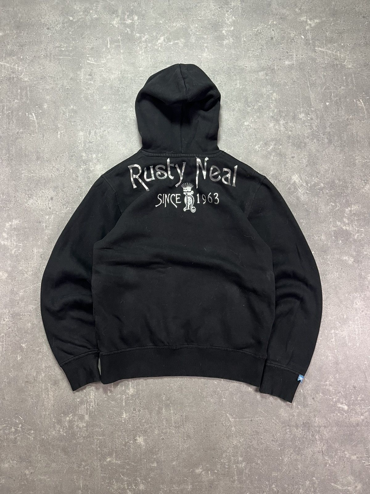 Japanese Brand 00s Rusty Neal Ed Hardy Style Printed Hoodie L Affliction Size US L / EU 52-54 / 3 - 2 Thumbnail