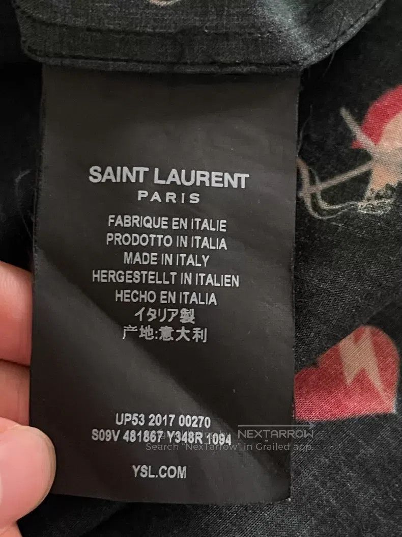 Saint Laurent Paris Saint Laurent Paris Love Smoke-Free Village Cedar i Size US XS / EU 42 / 0 - 5 Thumbnail