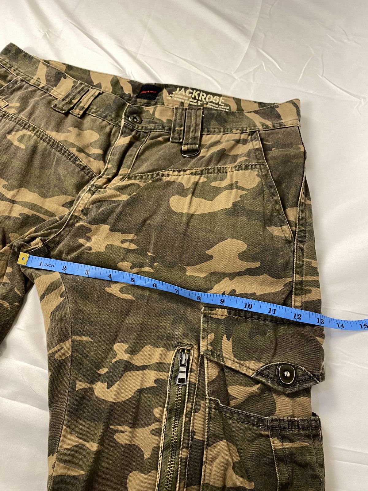 JACKROSE Jackrose Camo Cargo Flared Army Japanese Style Size US 35 - 19 Thumbnail