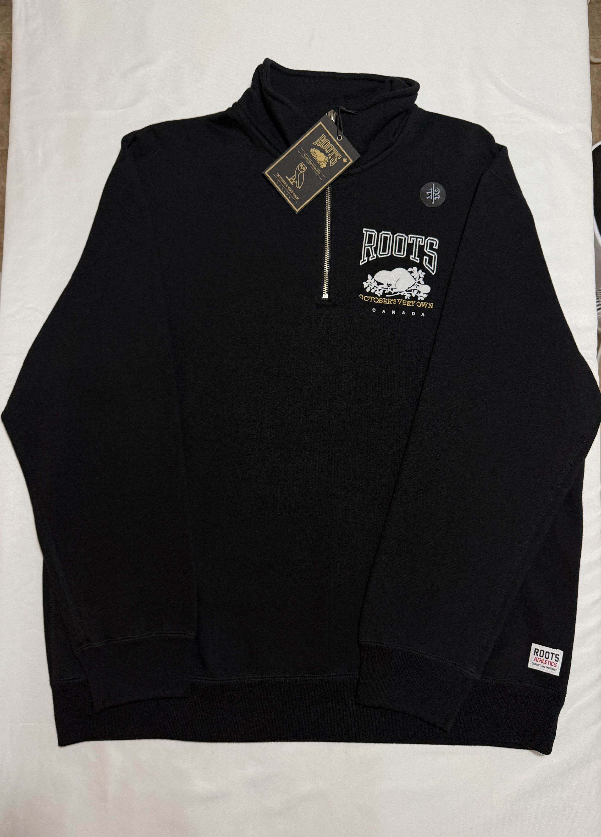 Drake *VINTAGE* OVO X ROOTS HALF ZIP 2015 Size US XL / EU 56 / 4 - 1 Thumbnail