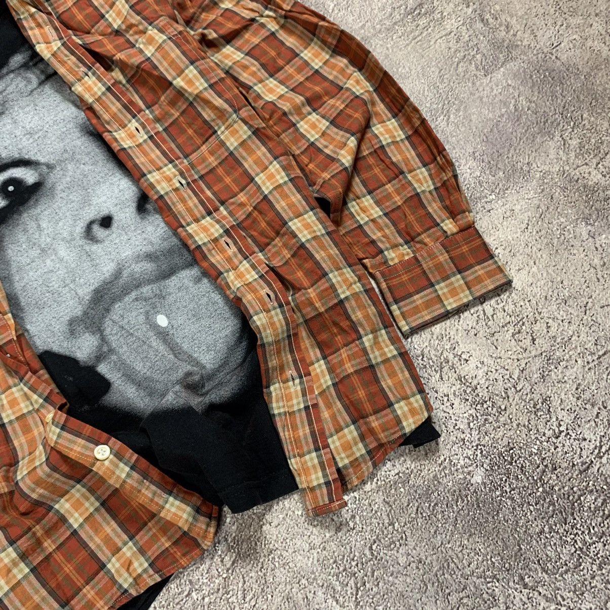 Vintage Vintage 90s Plaid Shirt Graphic Horror Streetwear Grunge M Size US M / EU 48-50 / 2 - 3 Thumbnail