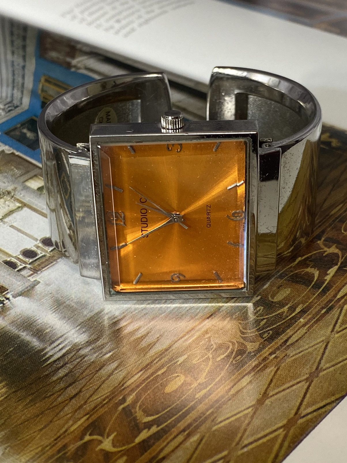 Jewelry Vintage Studio C Quartz Cuff Bracelet Watch Size ONE SIZE - 3 Thumbnail