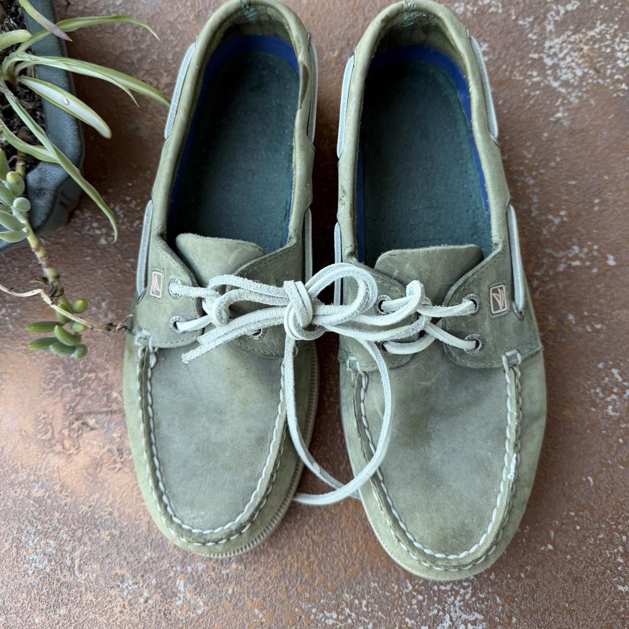 Sperry Sperry Top-Sider green suede boat shoes Size US 8 #preppy Size US 8 / EU 41 - 1 Thumbnail