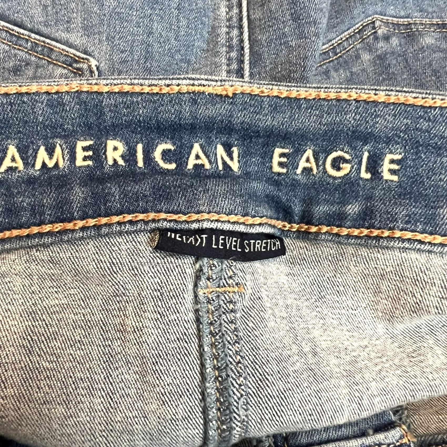 American Eagle Outfitters American Eagle Blue Jean Mini Skirt Women's Size 8 Stretch Denim 30X15 Size 30" / US 8 / IT 44 - 5 Thumbnail
