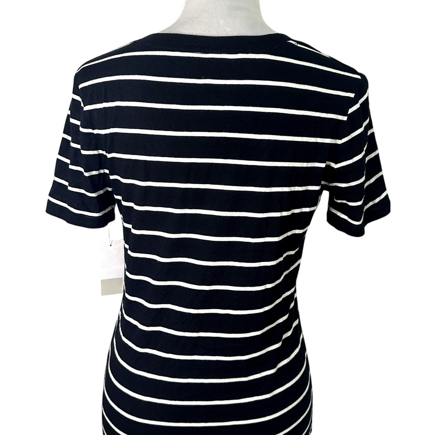 BP. BP Short Sleeve T-Shirt Striped Black/White Women's XS NWT Size XS / US 0-2 / IT 36-38 - 5 Thumbnail