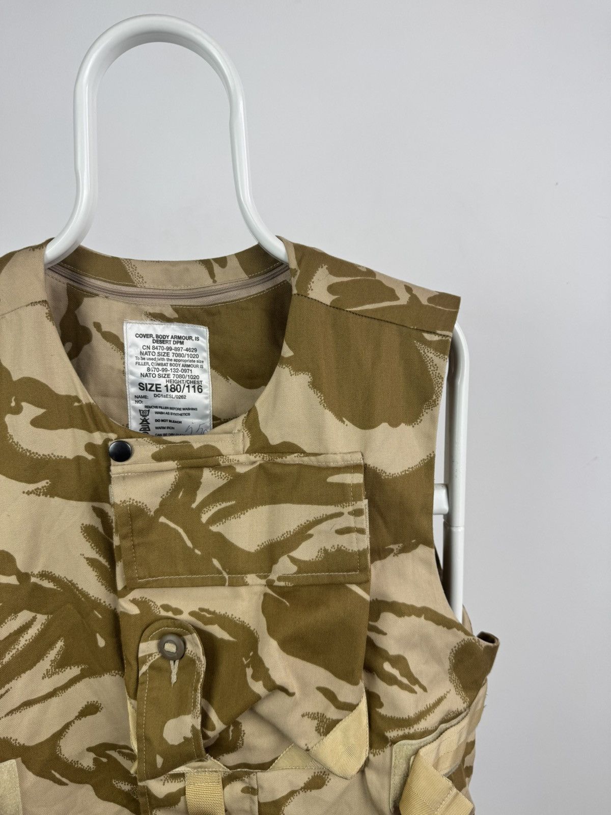 Vintage Vintage British Army Cover Body Armour Desert Camo Vest Size US M / EU 48-50 / 2 - 2 Thumbnail