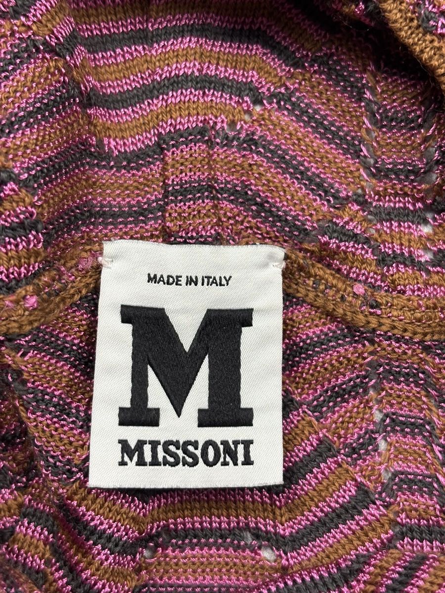 Missoni M Missoni Multicolor Zigzag Knit Sweater Tunic Long Sleeve Size S / US 4 / IT 40 - 10 Thumbnail