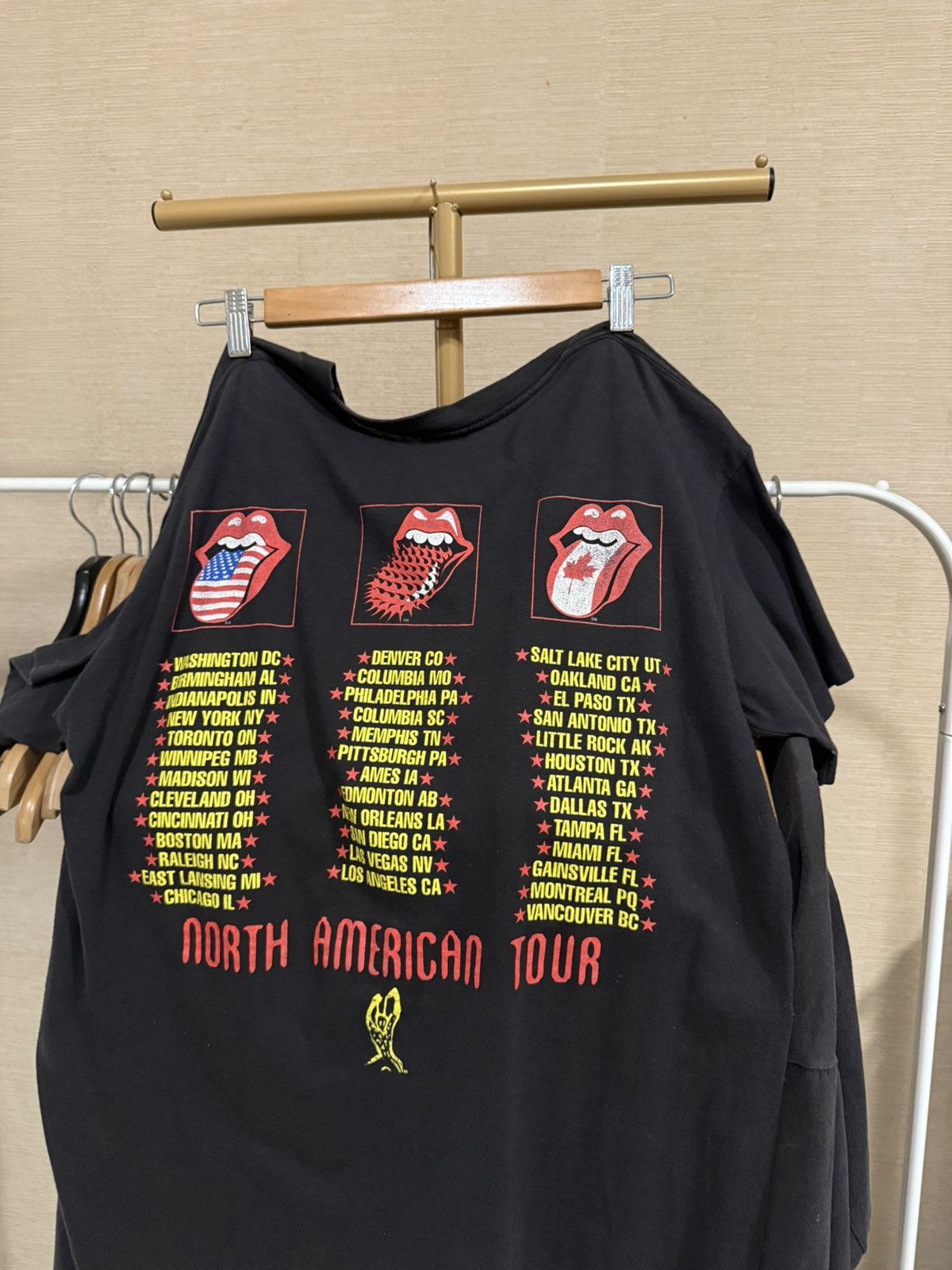 The Rolling Stones Vintage 1994 Rolling Stones Voodoo North American Tour Tee Size US L / EU 52-54 / 3 - 6 Thumbnail