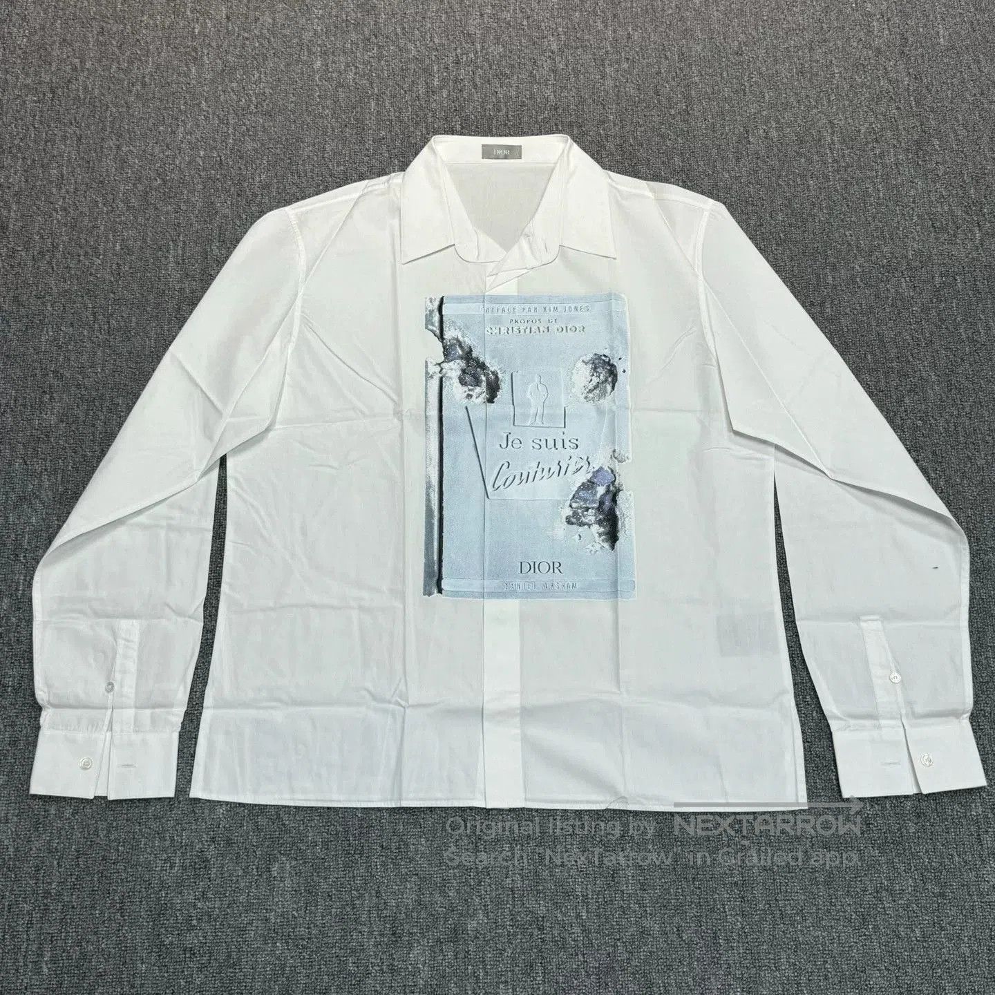 Dior Dior x Daniel Arsham White Long Sleeve Shirt. Size US L / EU 52-54 / 3 - 1 Thumbnail