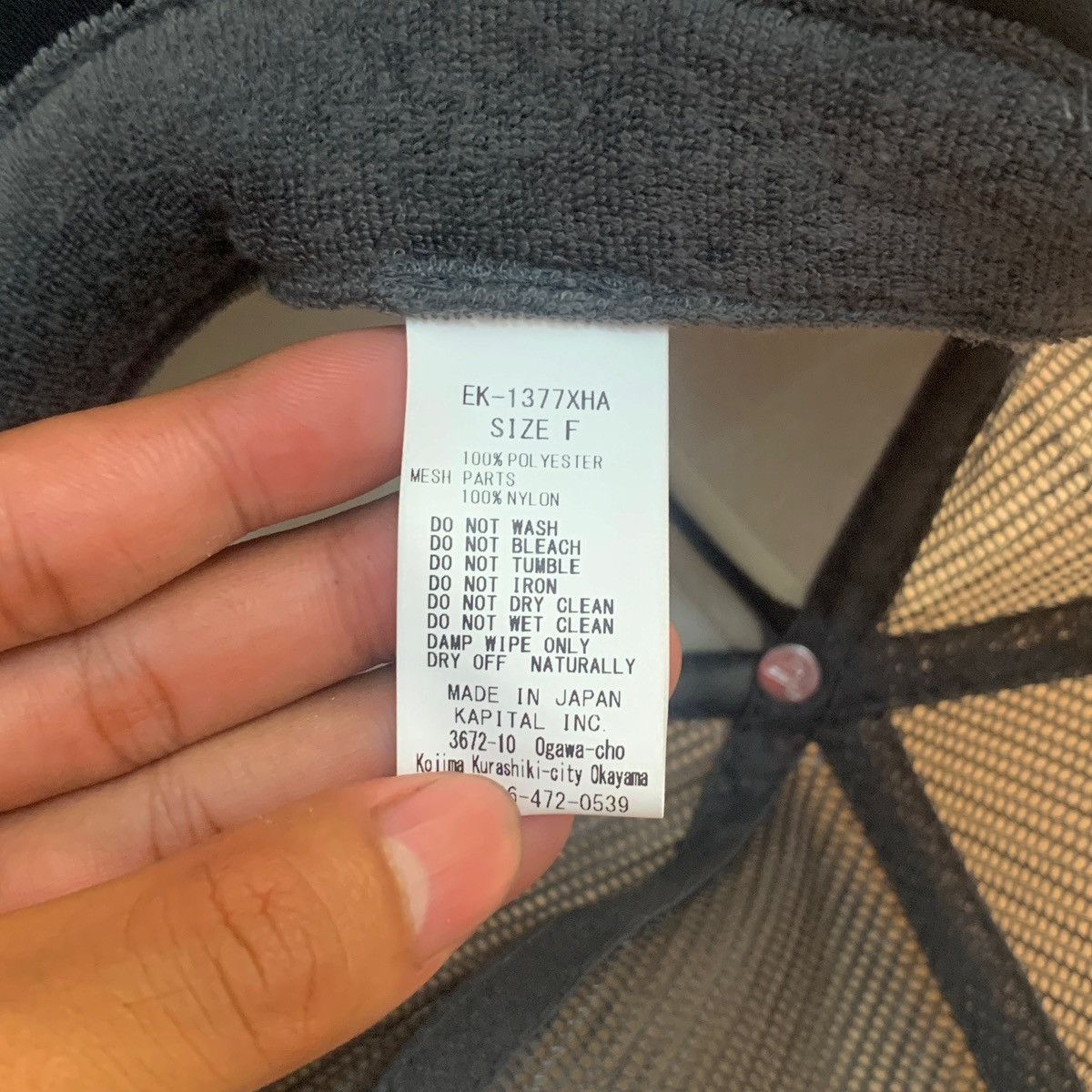 Kapital Kountry Pearl Clutcher Trucker Cap - Grey