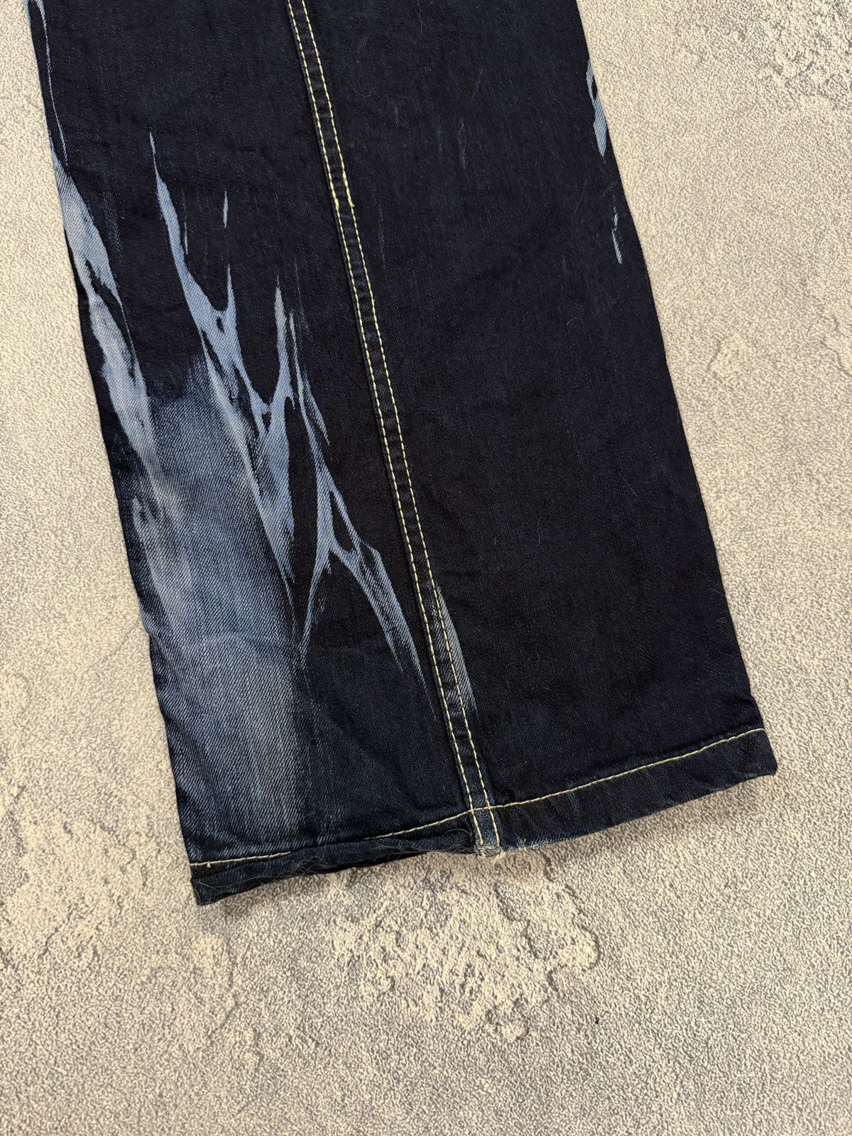 Other Y2K Archive Distressed Jeans Denim Heavy Stitch LGB Style Size US 42 / EU 58 - 12 Thumbnail