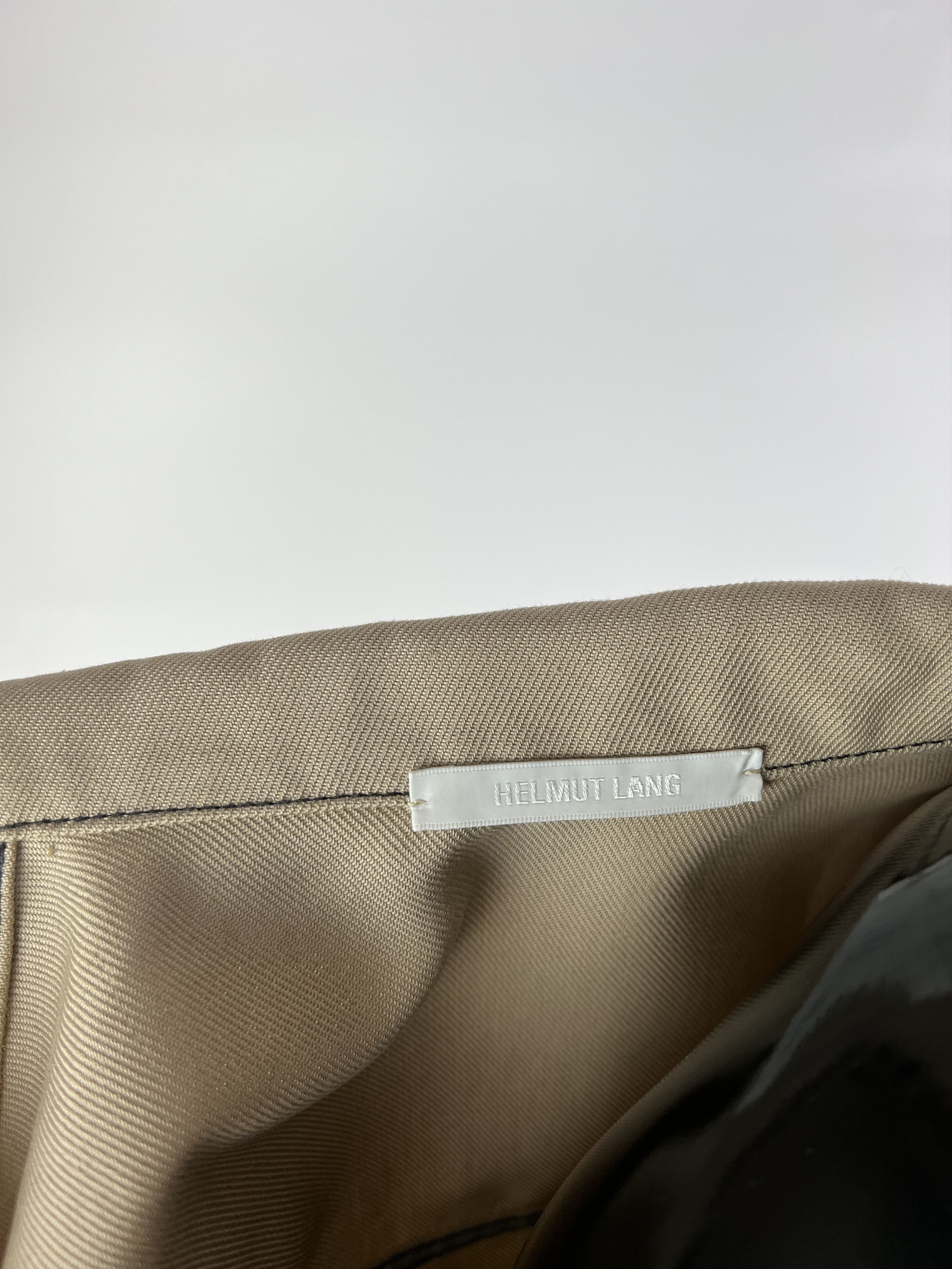 Helmut Lang Helmut Lang Women's Beige Denim Jacket Size L Size M / US 6-8 / IT 42-44 - 8 Thumbnail
