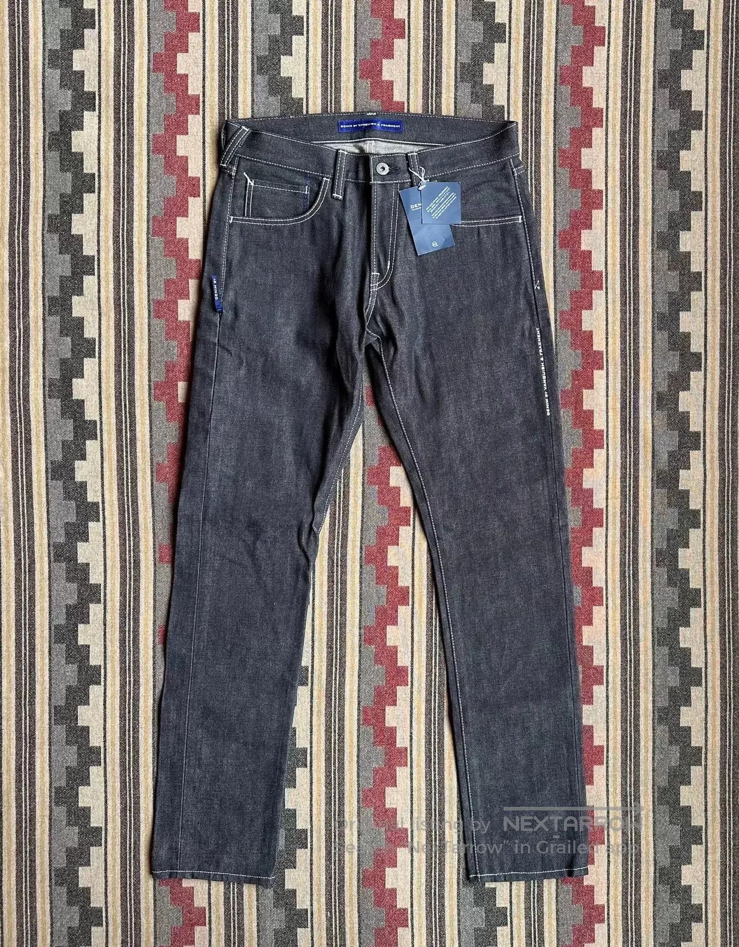 Vanquish denim by vanquish&fragment raw red ear jeans. Size US 30 / EU 46 - 1 Thumbnail