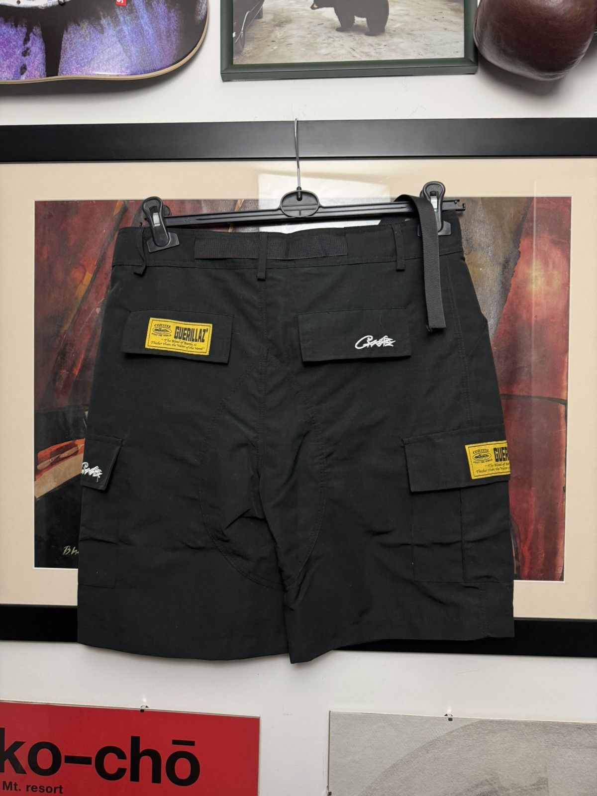 Corteiz Corteiz Cargo Shorts Guerillaz Logo Streetwear Hype Size US 32 / EU 48 - 2 Thumbnail