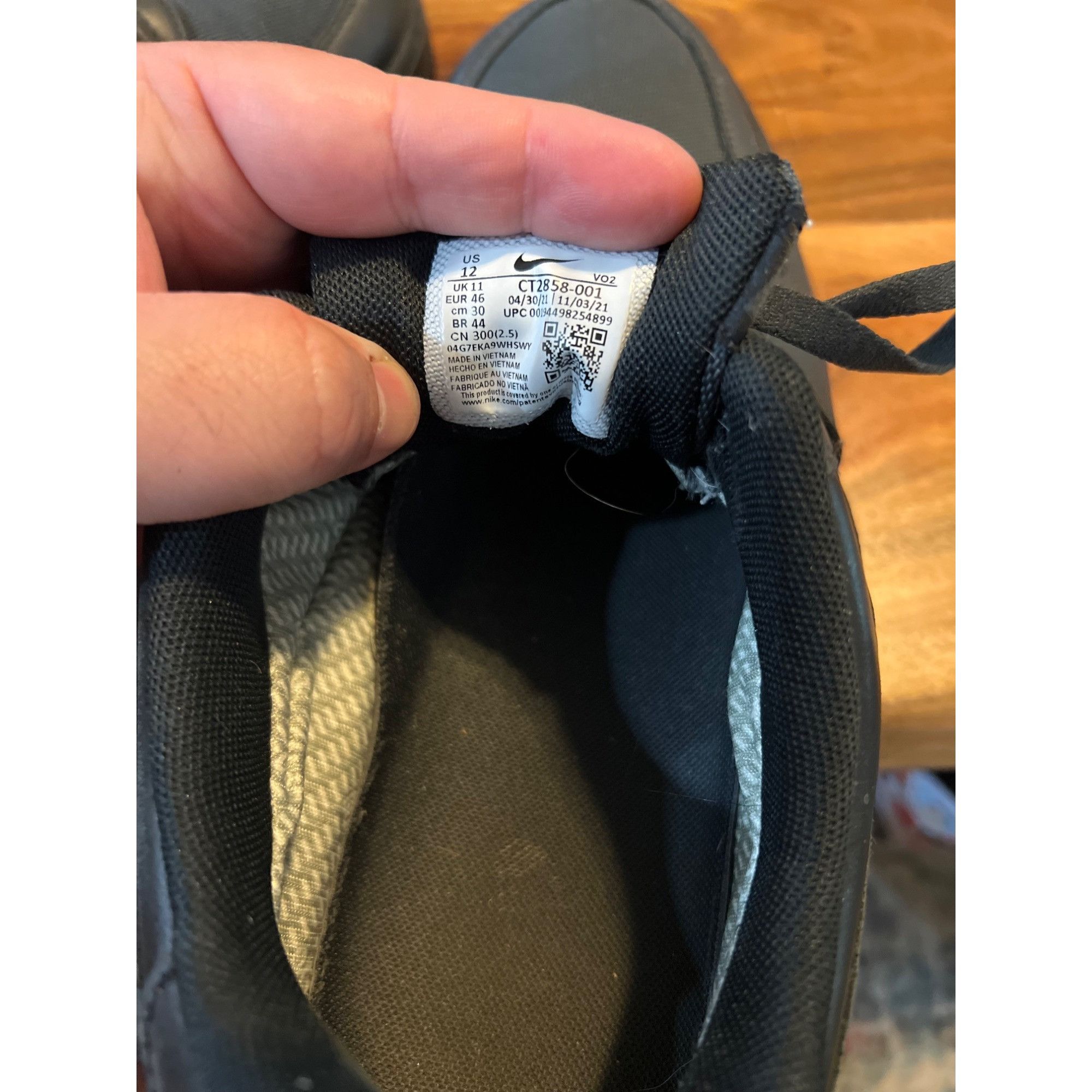 Nike Nike Air Force 1 Low Gore-Tex Shoes - Size 12 Size US 12 / EU 45 - 7 Thumbnail