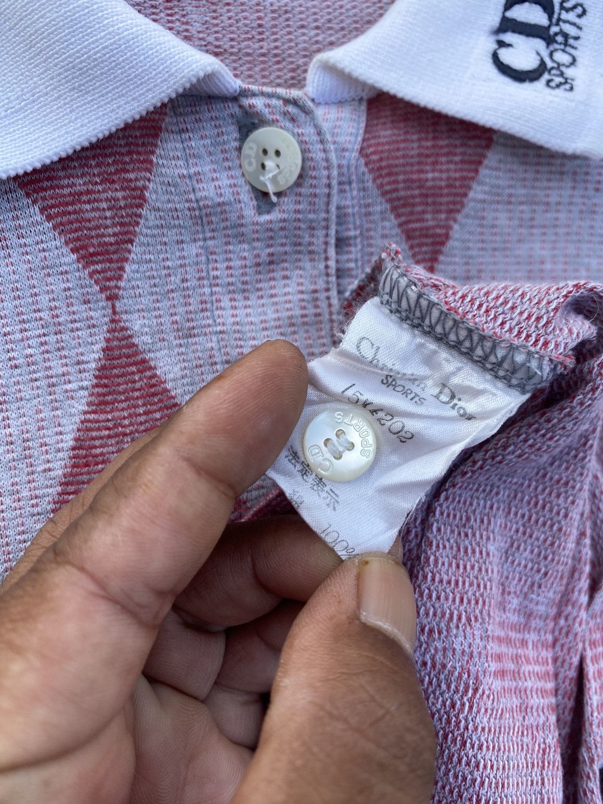 Christian Dior Monsieur Vintage Christian Dior Polo Sports Checked Longsleeve Shirt Size US M / EU 48-50 / 2 - 15 Thumbnail