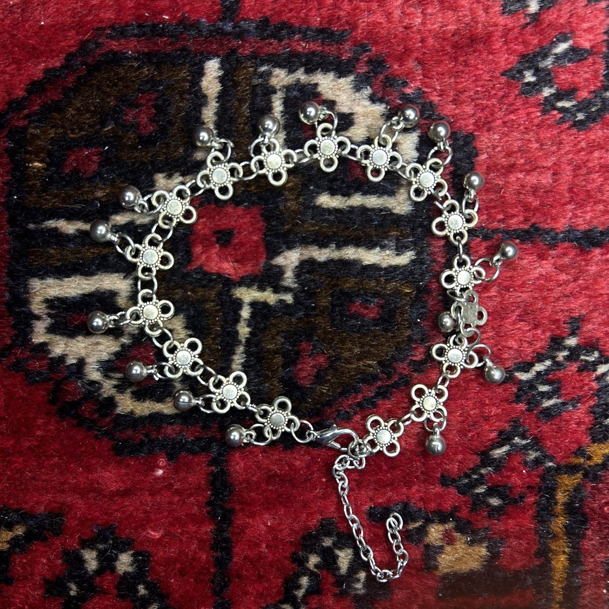 Vintage Silver Anklet Size ONE SIZE - 1 Thumbnail
