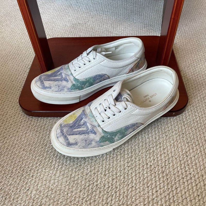 Louis Vuitton Louis Vuitton Trocadero Low Top Sneakers for Men 0079 Size US 8.5 / EU 41-42 - 1 Thumbnail