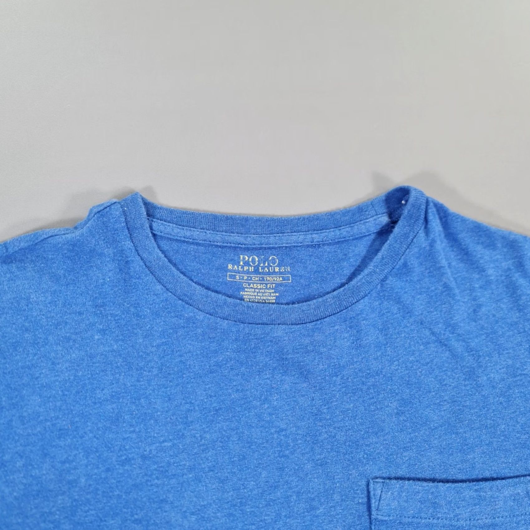 Polo Ralph Lauren Polo Ralph Lauren Mens T Shirt Blue Small Classic Fit Pocket Tee Cotton Regular Size S Short Sleeve Crew Neck Logo Size US S / EU 44-46 / 1 - 2 Thumbnail