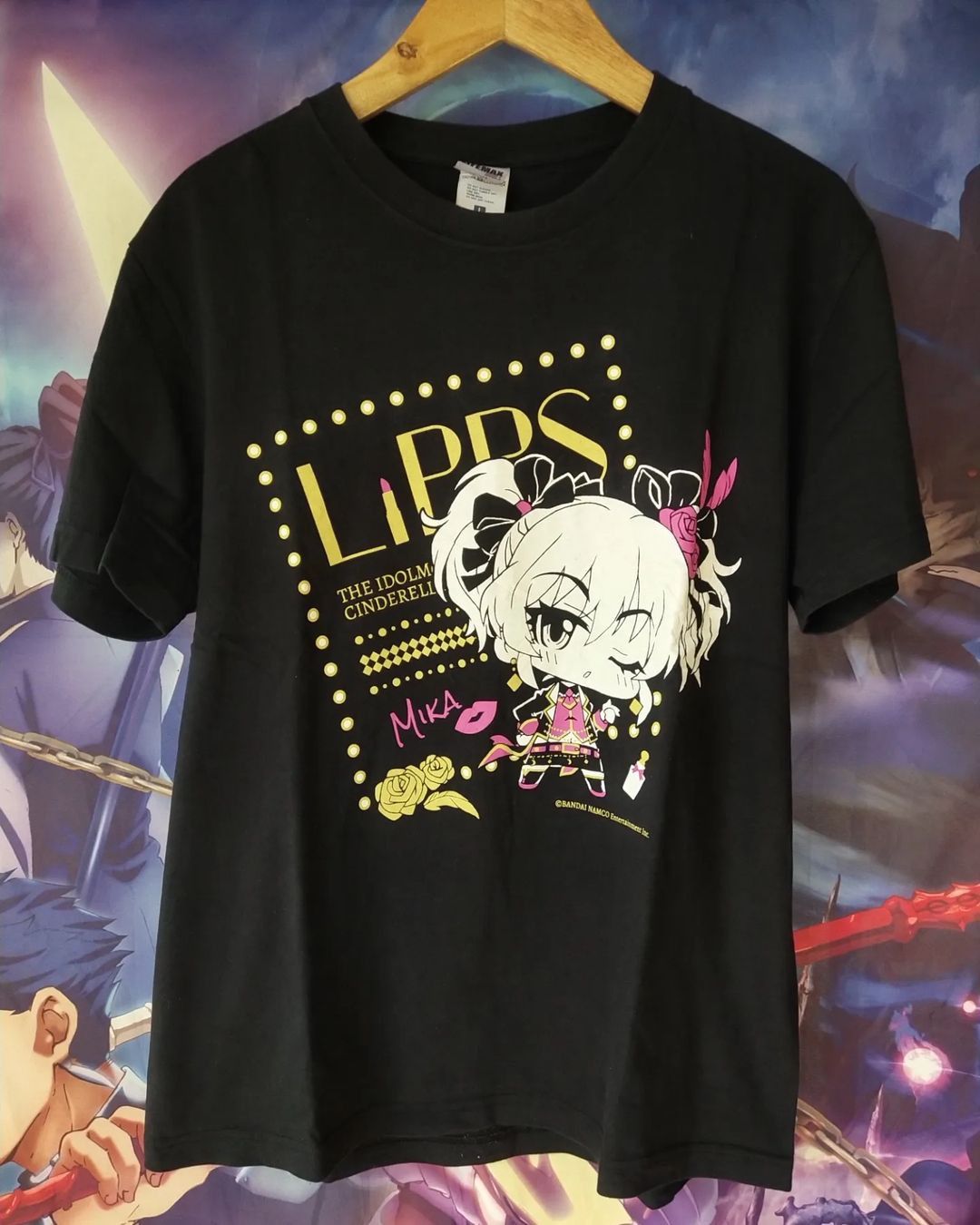 Anime × Japanese Brand Idolmaster Cinderella Mika Jougasaki LiPPS Anime Idol Tees Size US L / EU 52-54 / 3 - 1 Thumbnail
