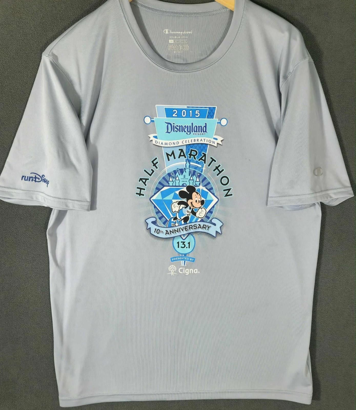 Champion Disneyland Half Marathon 2015 Mickey Mouse RunDisney #4 Size M / US 6-8 / IT 42-44 - 1 Thumbnail