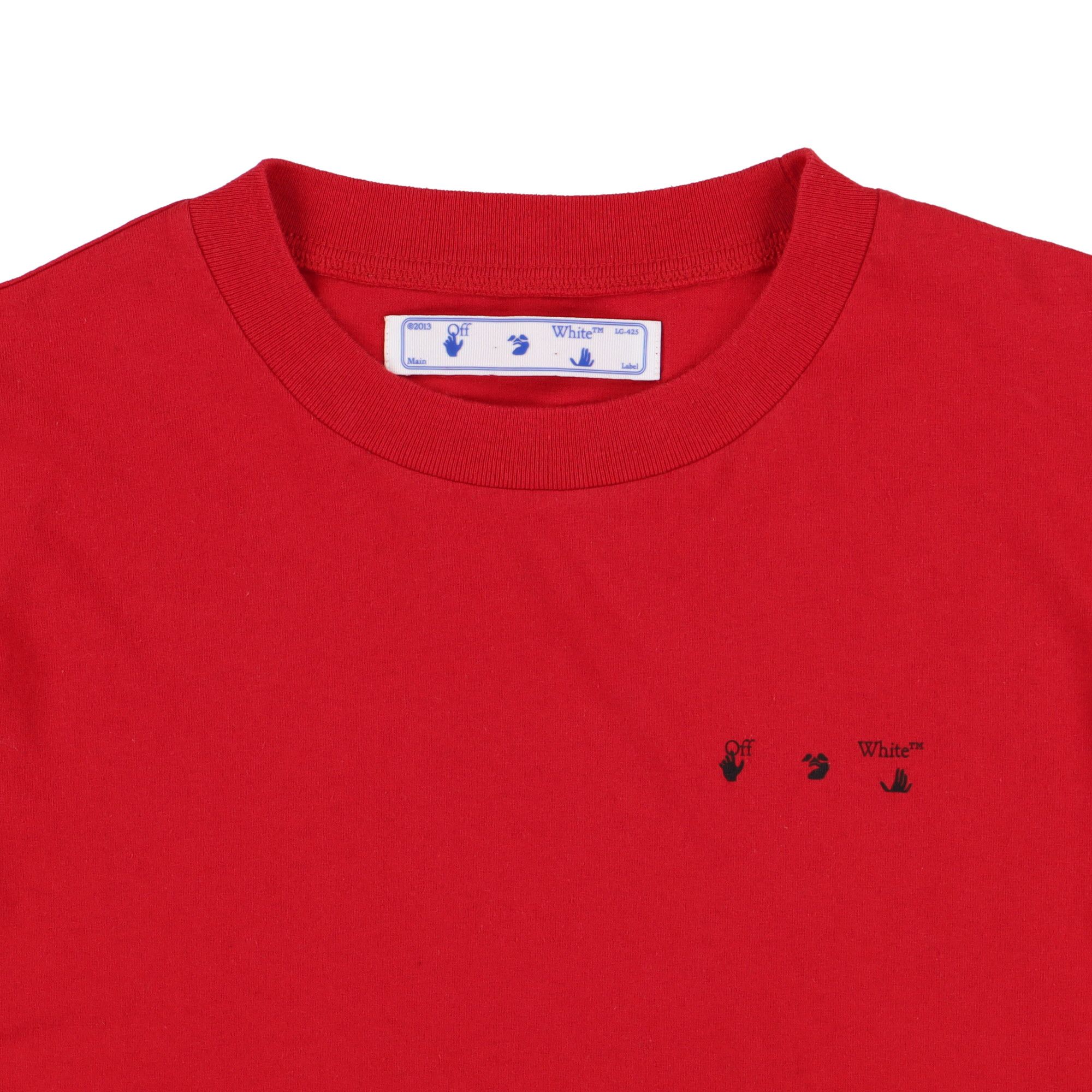 Off-White Red Pencil Arch Arrows T-Shirt Size US M / EU 48-50 / 2 - 6 Thumbnail