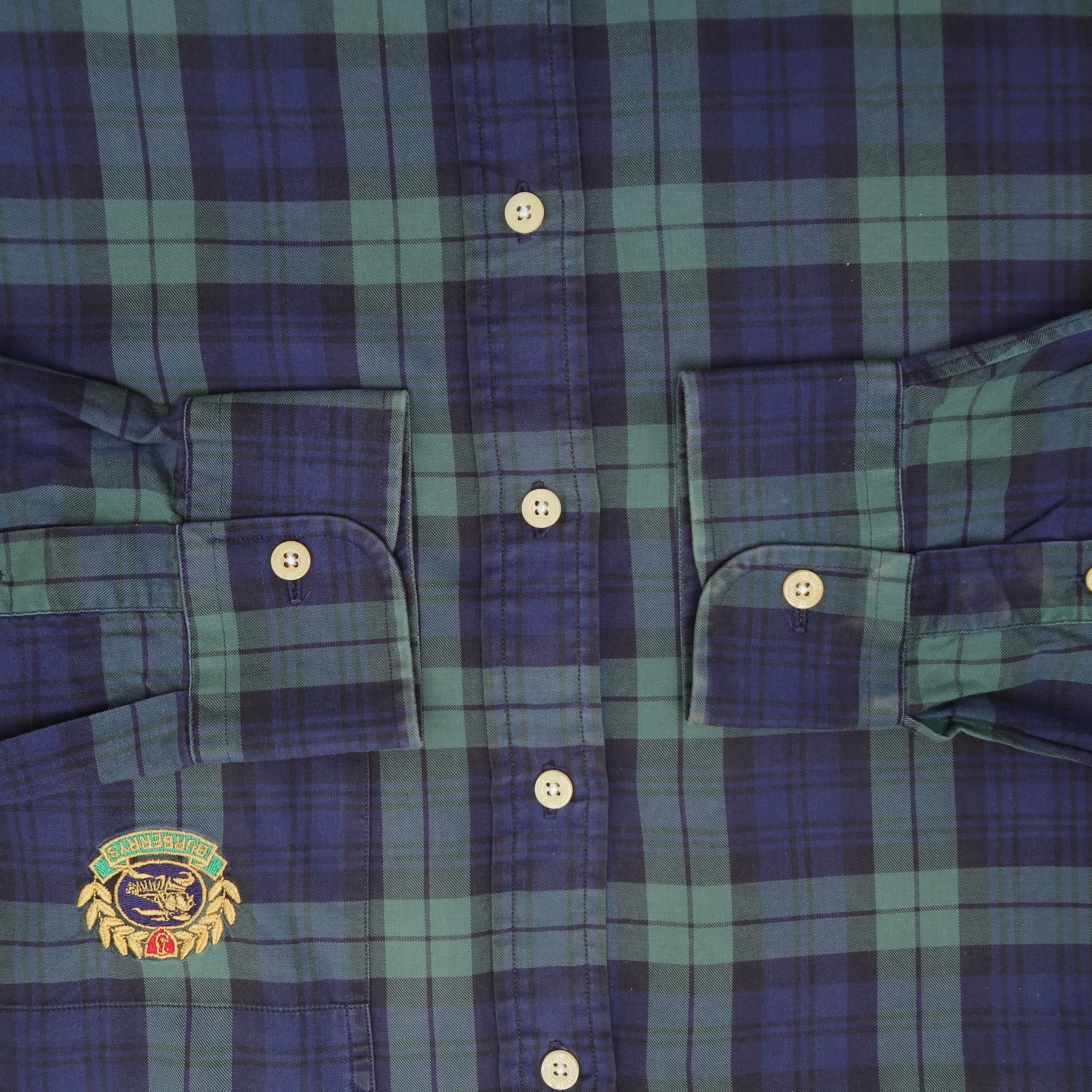 Burberry Vintage 90s Burberry Nova Check Old Logo Shirt Size US S / EU 44-46 / 1 - 9 Thumbnail