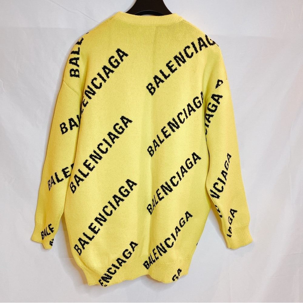 Balenciaga logo intarsia oversized sweater Size XS / US 0-2 / IT 36-38 - 3 Thumbnail